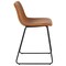 Flash Furniture 24" LeatherSoft Counter Height Barstools, Light Brown, PK2 2-ET-ER18345-24-LB-GG - alternate 9